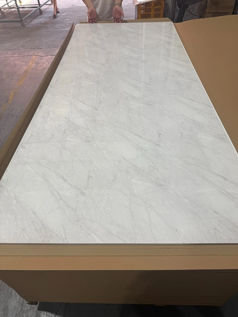 Marble Effect Wall Panels — Grey Marble PVC Wall Panels for Bathroom & Living Room, 500+ Finishes factory